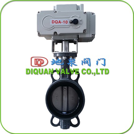 D971X-10电动铸铁对夹蝶阀 开关型220v