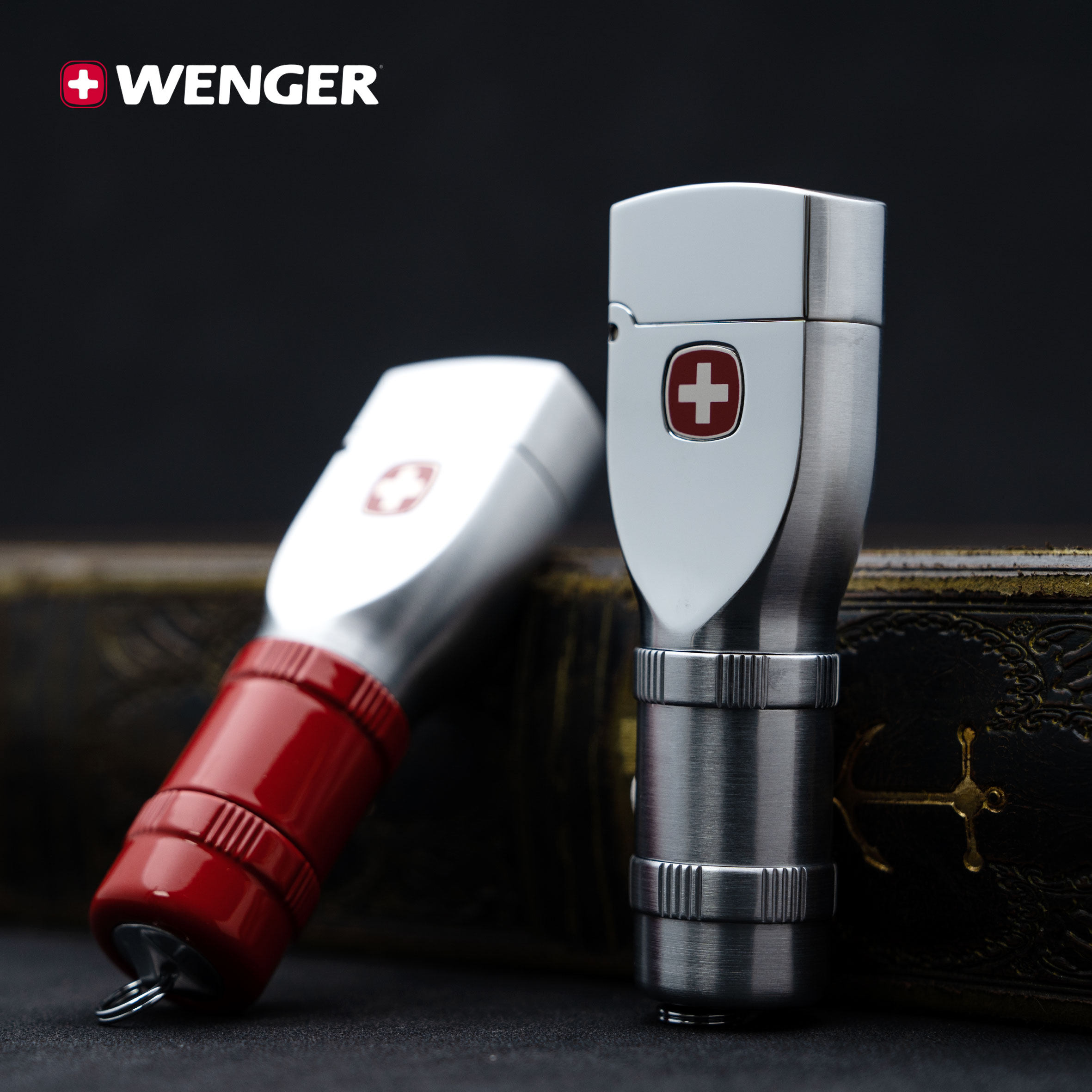 正品WENGER/威戈户外煤油打火机便携实用瑞士原装进口备用
