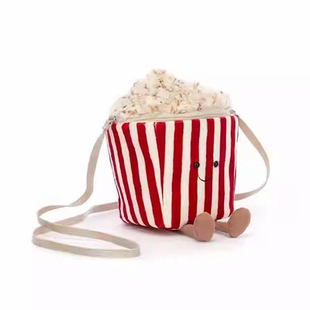 英国Jellycat趣味爆米花包包个性时尚斜挎包可爱礼物创意学生礼物