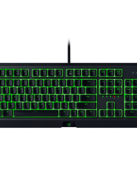 Razer雷蛇黑寡妇标准版机械键盘绿色背光蝰蛇6400标准版键鼠套装