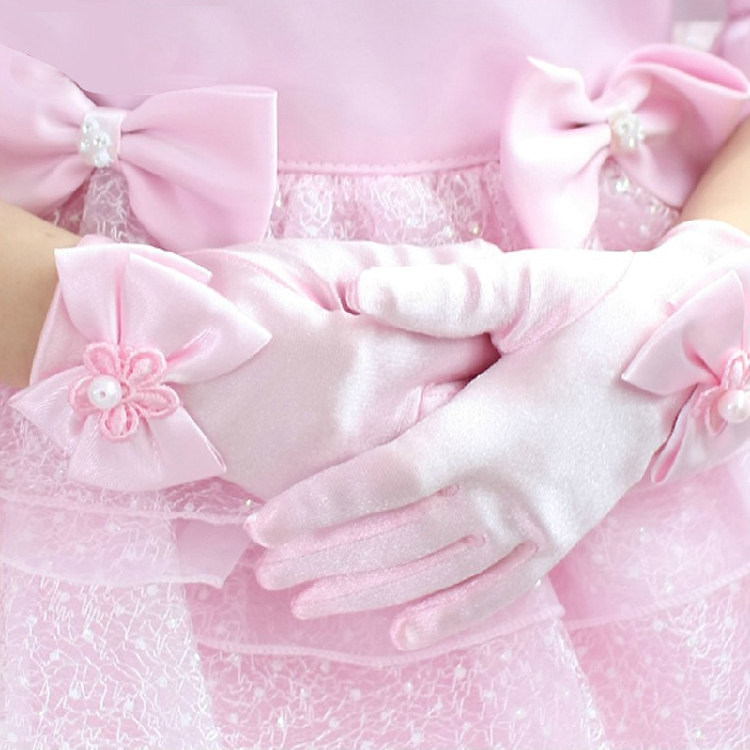 Gants pour fille en satin - Ref 2150412 Image 3