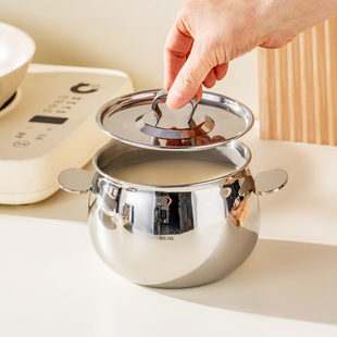 onlycook 辣椒油调料罐子容器 316L不锈钢双耳猪油罐带盖食品级装