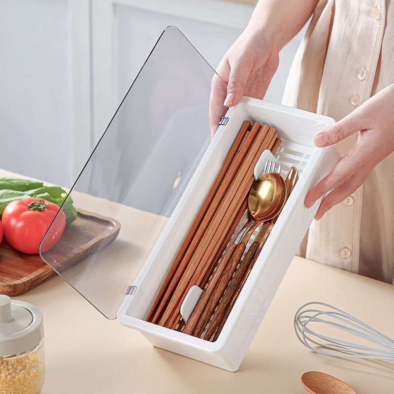 onlycook刀叉餐具筷子平放收纳盒图片