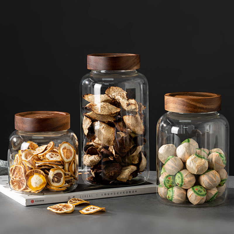 onlycook大号高硼硅玻璃储物罐