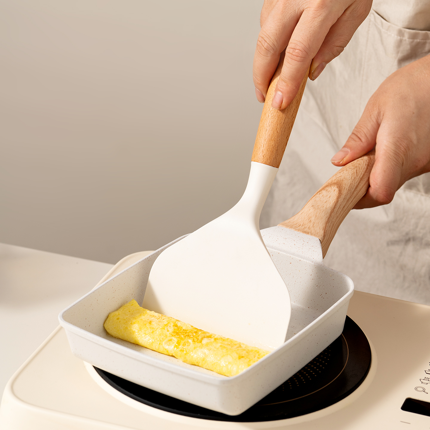 onlycook烙饼硅胶锅铲玉子烧铲子