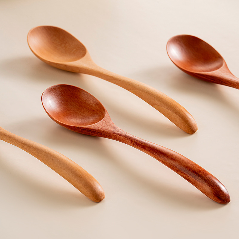 onlycook日式荷木儿童勺汤勺