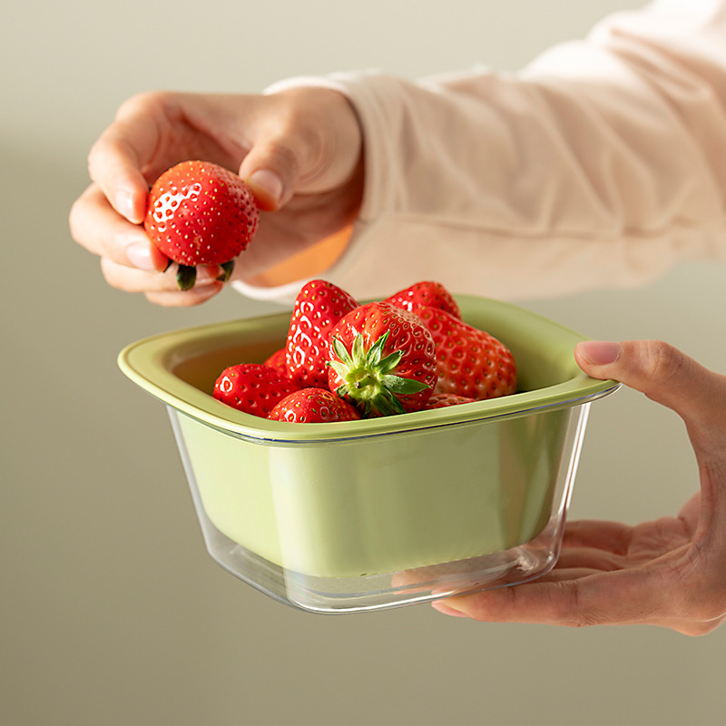 onlycook迷你双层洗水果沥水篮