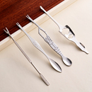 onlycook家用不锈钢蟹钳夹吃蟹工具蟹八件拆蟹工具螃蟹钳夹子蟹针