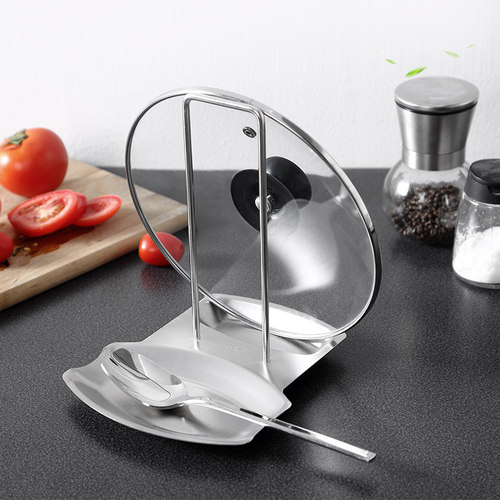 onlycook厨房304不锈钢锅盖架