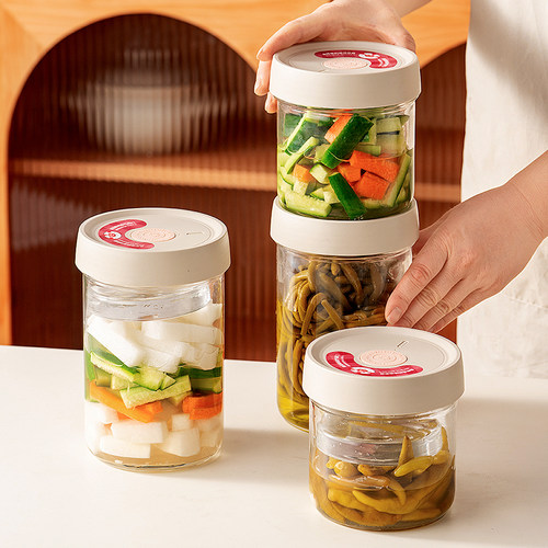 onlycook玻璃密封罐食品级腌菜罐