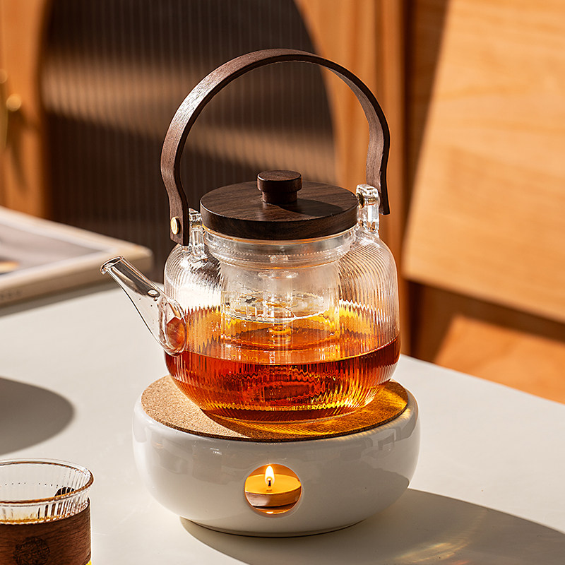 onlycook 陶瓷温茶炉蜡烛加热保温底座花茶壶烛台煮茶器围炉煮茶