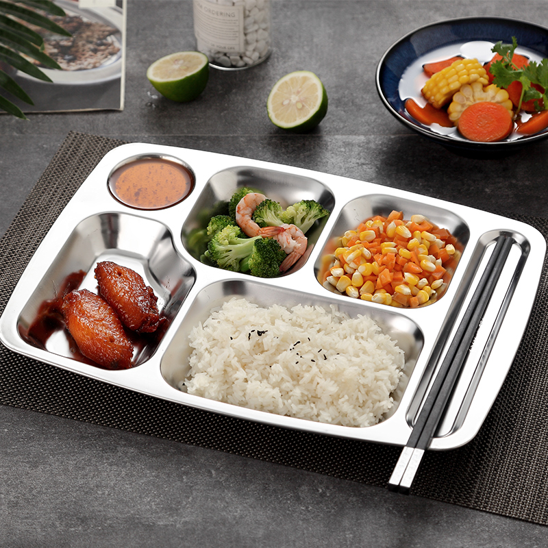 onlycook食堂餐盘304饭盒多格