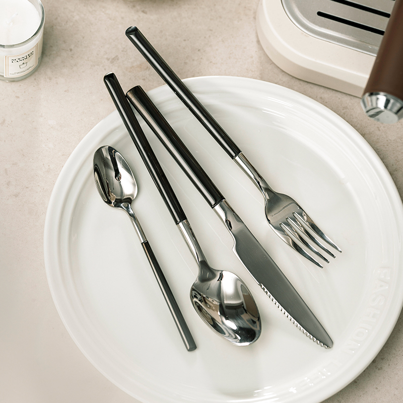 onlycook家用304不锈钢刀叉套装