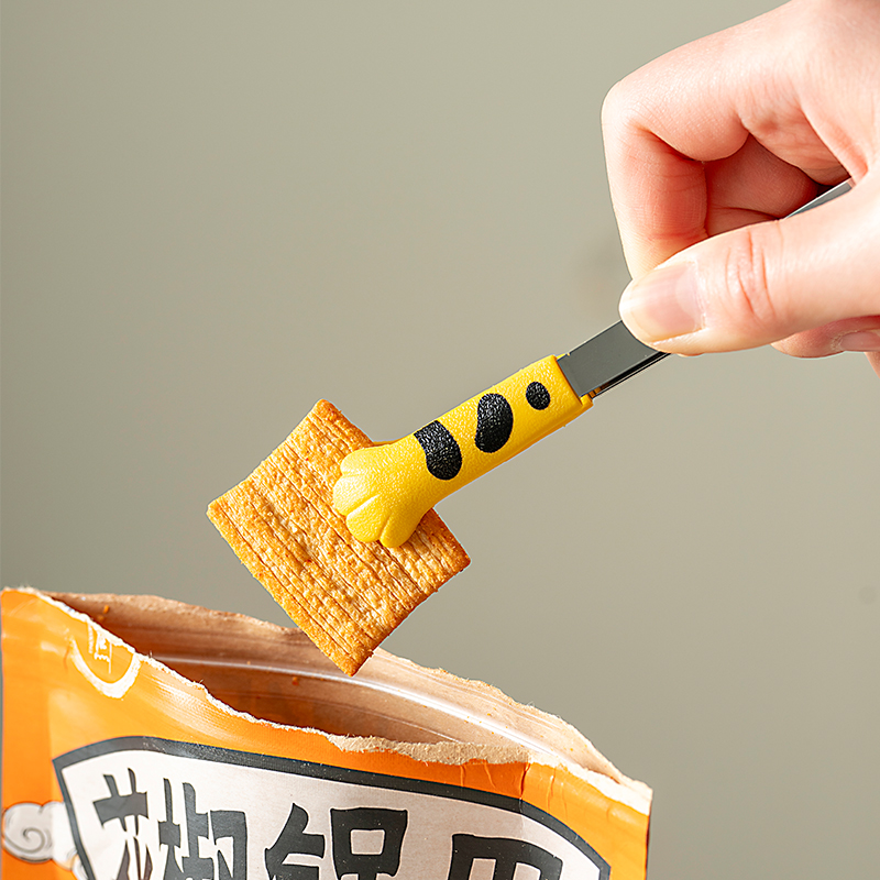 onlycook家用硅胶猫爪零食夹