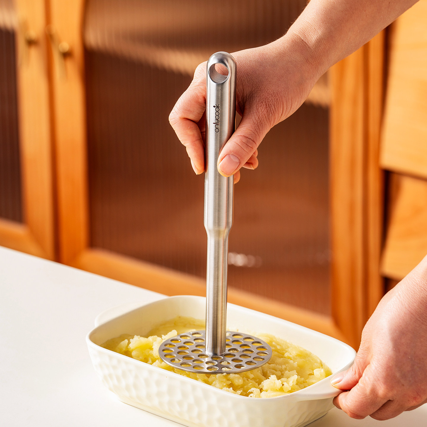 onlycook压泥器304不锈钢土豆泥按压碾碎器家用婴儿辅食捣泥工具,厨房/烹饪用具,手用捣泥器,淘宝优惠券,粉丝福利购,淘宝优惠卷