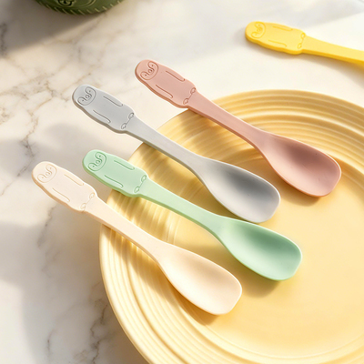 onlycook硅胶甜品勺子咖啡搅拌勺