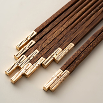 onlycook高档鸡翅木筷子套装