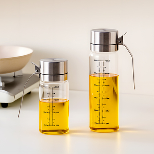 onlycook高硼硅玻璃油壶不挂油防漏香油瓶家用厨房酱油醋调料瓶子