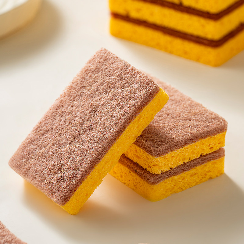 onlycook剑麻木浆棉清洁擦厨房洗碗刷锅神器双面去污不沾油海绵擦,家庭/个人清洁工具,海绵擦,淘宝优惠券,粉丝福利购,淘宝优惠卷