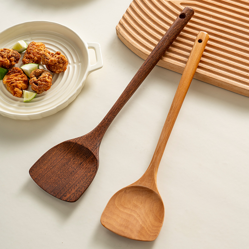 onlycook长柄禾木锅铲不粘锅专用