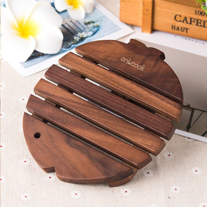 家用实木锅垫防烫餐垫杯垫餐桌垫