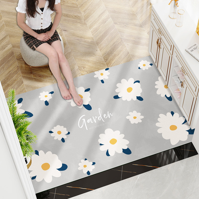 家用入户门地垫 PVC皮革可擦免洗进门门垫卧室卫生间门口地毯垫子,居家布艺,家用脚垫,淘宝优惠券,粉丝福利购,淘宝优惠卷