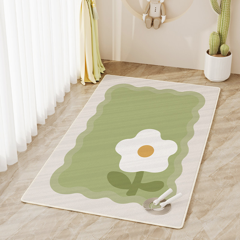 动感单车防滑垫专用静音健身地毯家用跑步机地垫椭圆机隔音减震垫