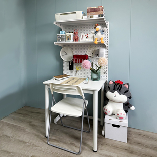 1.6高加固五金书桌学生书架组合网红少女货架收纳置物洞洞板房间