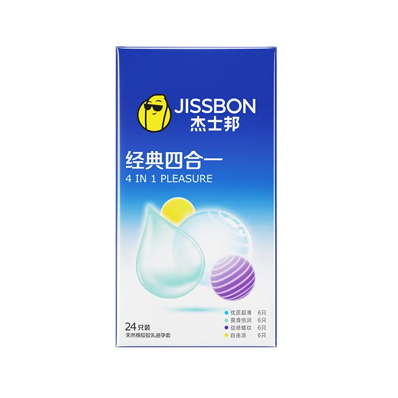 杰士邦四合一24只套装持久延时