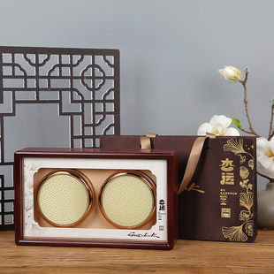 杏运双拼双圆虫草海参燕窝鹿茸片西洋参红参石斛滋补品礼盒木盒