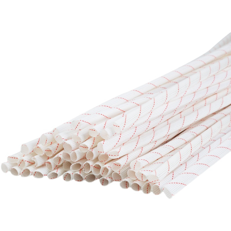 Thickened high-temperature yellow wax tube insulated casing fiberglass tube 3 4 8 10 50mm wire flame retardant yellow wax tube