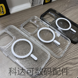 otterbox适用苹果16/15/14/13/12promax防摔手机壳16/15/14plus防摔Magsafe磁吸炫彩透明硅胶保护套