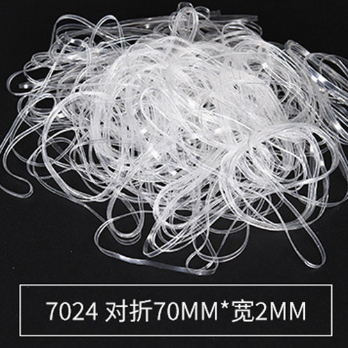 橡皮筋耐高温抗老化头发造型透明