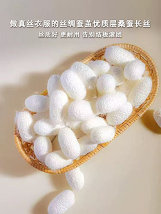 御用春蚕丝，做真丝衣服的丝绸蚕茧打造而成的春蚕丝