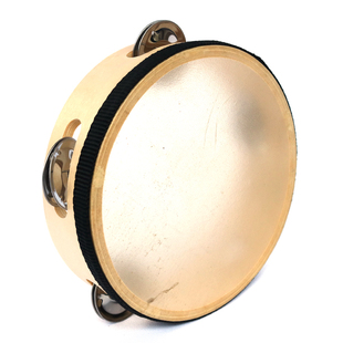 儿童音乐玩具儿童乐器牛皮铃鼓打击乐器中性木鼓圈