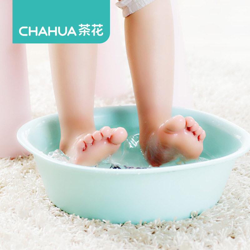 茶花塑料脸盆精益方形圆形盆加厚图片