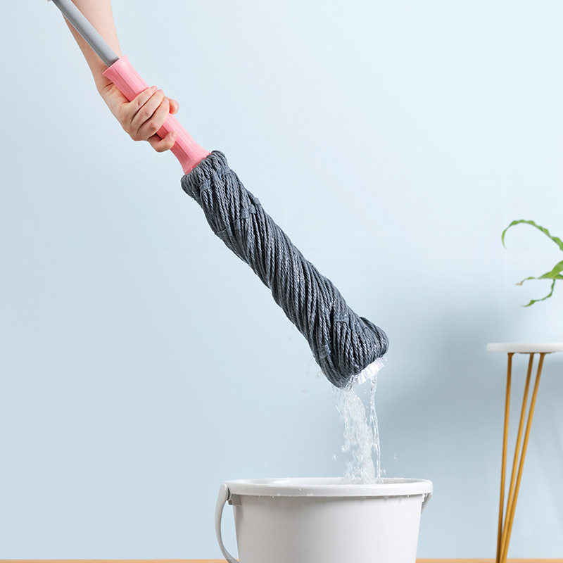 茶花海绵拖把家用吸水免手洗对折