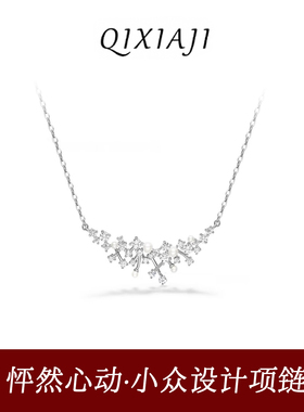 璀璨星云锁骨链耳环轻奢