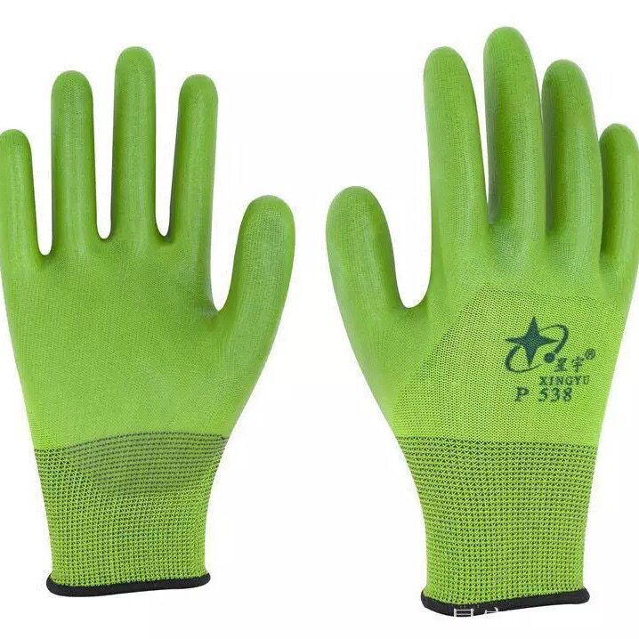 包邮星宇p538半挂型浸胶pvc手套防油耐油防腐蚀耐磨 劳保防护用品
