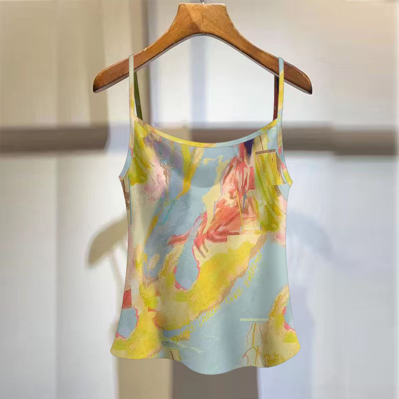 清仓捡漏~2025高档吊带背心女夏季打底新款无袖吊带修身百搭上衣