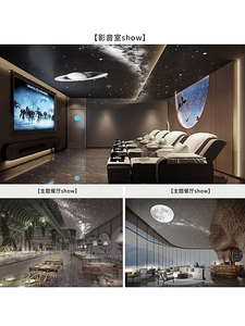 新品BOXLAMP多用途星空投影仪卧室屋顶装饰灯酒吧KTV无主灯氛围射