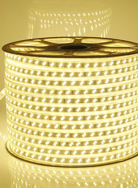 led灯带暗槽光源户外防水双排5730三色变光亮化工程柔性霓虹灯条