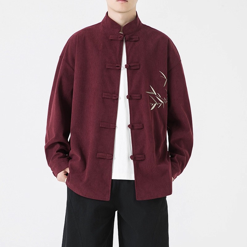 中国风唐装男外套中式便衣汉服道士服装新式唐装道服居士服衣服潮