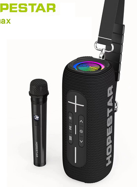 HOPESTAR P32MAX华达无线蓝牙音响带话筒户外音箱家庭K歌低音炮