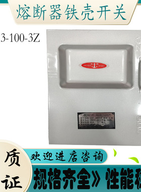 HH3-100A 60A40A160A 200A/3/3Z封闭式负荷铁盒铁壳开关上海长城