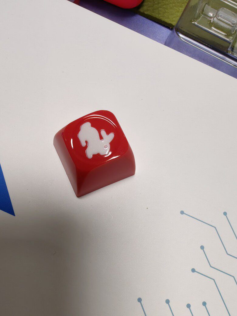 TTC HIGH TRANSPARENCY KEYCAP PERSONALIZED KEYCAP HEART ZODIAC TIGER [SUPPLEMENTARY EXPRESS FEE]