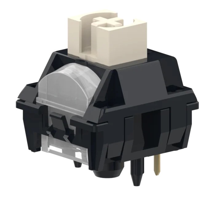 ttc定制轴hey轴线性58克触底机械键盘轴体开关5脚导光柱