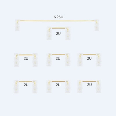 Everglide熊猫v3钢板卫星轴Panda Stabilizer江湾透明卫星轴