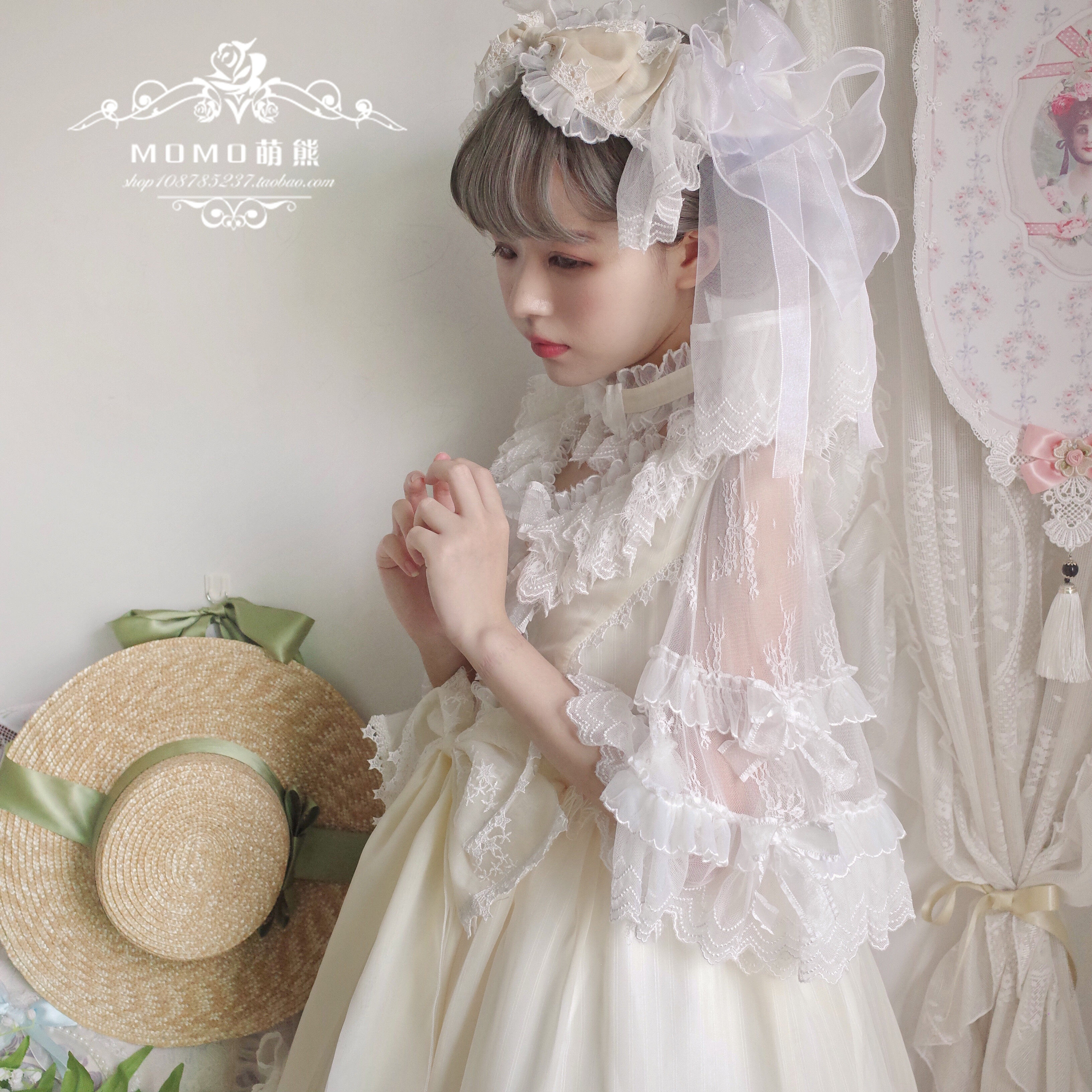 【清仓现货】夏日甜系19年彩虹糖轻花嫁—OP正常版Lolita连衣裙