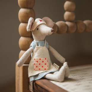 Toy Year Mouse Oringal Cloth New Nurse Tiny Christmas Gift